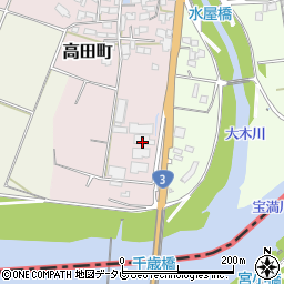 佐賀県鳥栖市高田町21周辺の地図