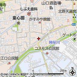 福岡県久留米市北野町今山319周辺の地図