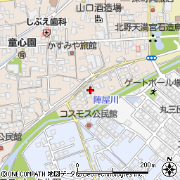 福岡県久留米市北野町今山326周辺の地図