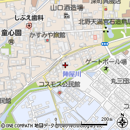 福岡県久留米市北野町今山327周辺の地図