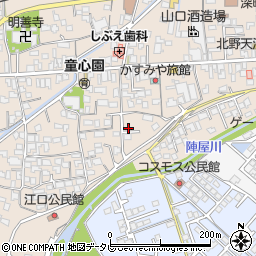 福岡県久留米市北野町今山316周辺の地図