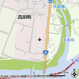 佐賀県鳥栖市高田町22周辺の地図