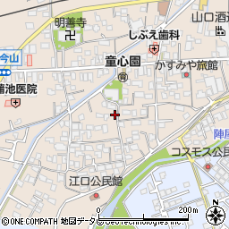 福岡県久留米市北野町今山294周辺の地図