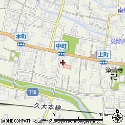 福岡県うきは市吉井町1267周辺の地図