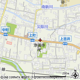 福岡県うきは市吉井町1158周辺の地図