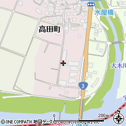 佐賀県鳥栖市高田町24周辺の地図