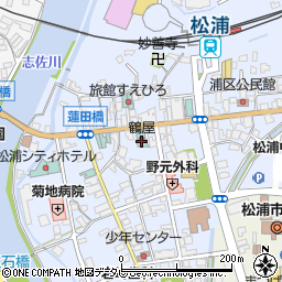 鶴屋旅館周辺の地図