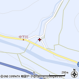 愛媛県西予市宇和町下川859周辺の地図