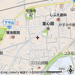 福岡県久留米市北野町今山289周辺の地図