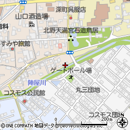 福岡県久留米市北野町今山336周辺の地図
