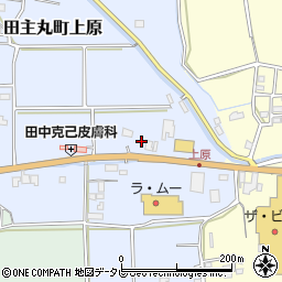 株式会社大和総業　田主丸営業所周辺の地図
