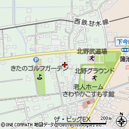 福岡県久留米市北野町十郎丸1684周辺の地図