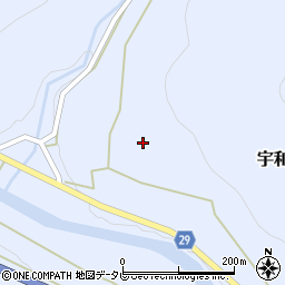 愛媛県西予市宇和町下川390周辺の地図