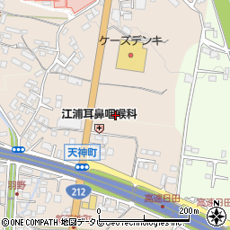 大分県日田市清水町82-1周辺の地図