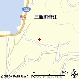 愛媛県西予市三瓶町皆江1903周辺の地図