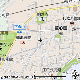 福岡県久留米市北野町今山434周辺の地図