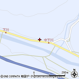 愛媛県西予市宇和町下川975周辺の地図