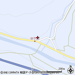 愛媛県西予市宇和町下川941周辺の地図