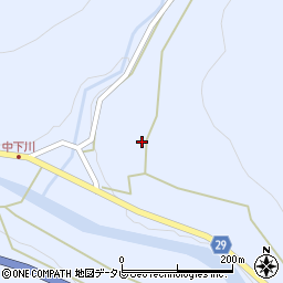 愛媛県西予市宇和町下川829周辺の地図