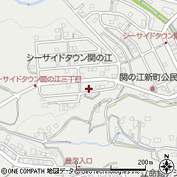大分県別府市関の江新町16組周辺の地図