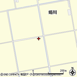福岡県久留米市大橋町蜷川472周辺の地図