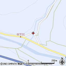 愛媛県西予市宇和町下川879周辺の地図
