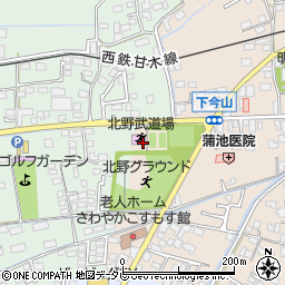 福岡県久留米市北野町今山74周辺の地図