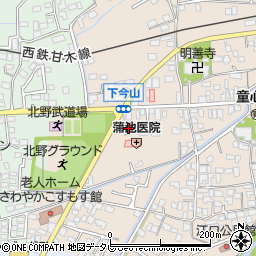 福岡県久留米市北野町今山127周辺の地図