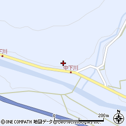 愛媛県西予市宇和町下川979周辺の地図