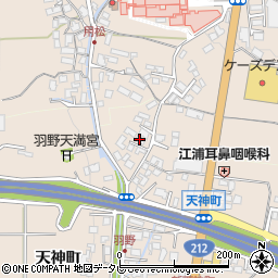 大分県日田市天神町289-4周辺の地図