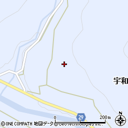 愛媛県西予市宇和町下川412-1周辺の地図