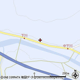 愛媛県西予市宇和町下川1007周辺の地図
