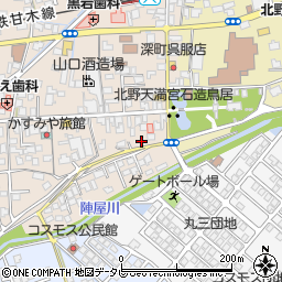 福岡県久留米市北野町今山353周辺の地図