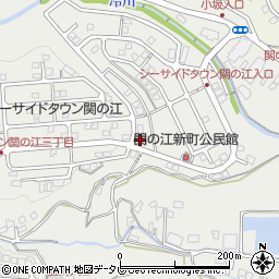 大分県別府市関の江新町15組周辺の地図