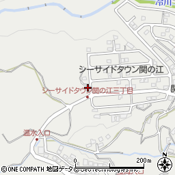 大分県別府市関の江新町27組周辺の地図