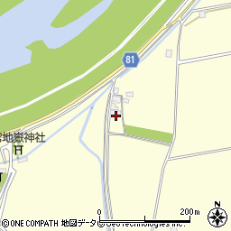 福岡県久留米市大橋町蜷川738周辺の地図