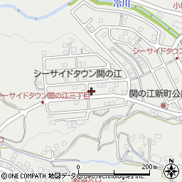 大分県別府市関の江新町19組周辺の地図