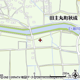 福岡県久留米市田主丸町秋成330周辺の地図