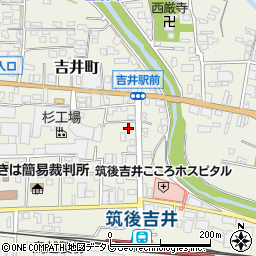 福岡県うきは市吉井町237-12周辺の地図