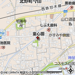 福岡県久留米市北野町今山412周辺の地図