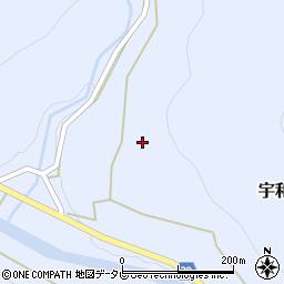 愛媛県西予市宇和町下川411周辺の地図