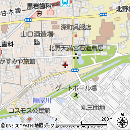 福岡県久留米市北野町今山351周辺の地図