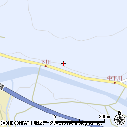 愛媛県西予市宇和町下川1018周辺の地図