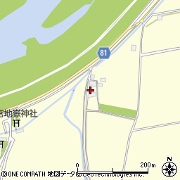 福岡県久留米市大橋町蜷川740周辺の地図