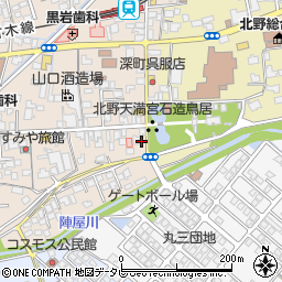 福岡県久留米市北野町今山347周辺の地図