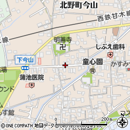 福岡県久留米市北野町今山485周辺の地図