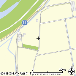 福岡県久留米市大橋町蜷川805周辺の地図