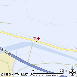 愛媛県西予市宇和町下川1040周辺の地図