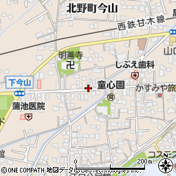 福岡県久留米市北野町今山489周辺の地図