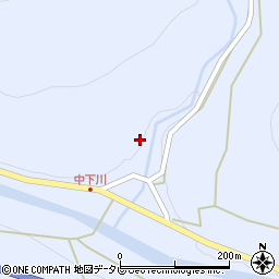 愛媛県西予市宇和町下川883周辺の地図